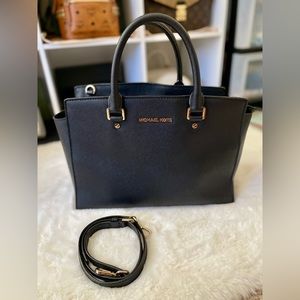 Michael Kors Large Selma Zip-Top Satchel